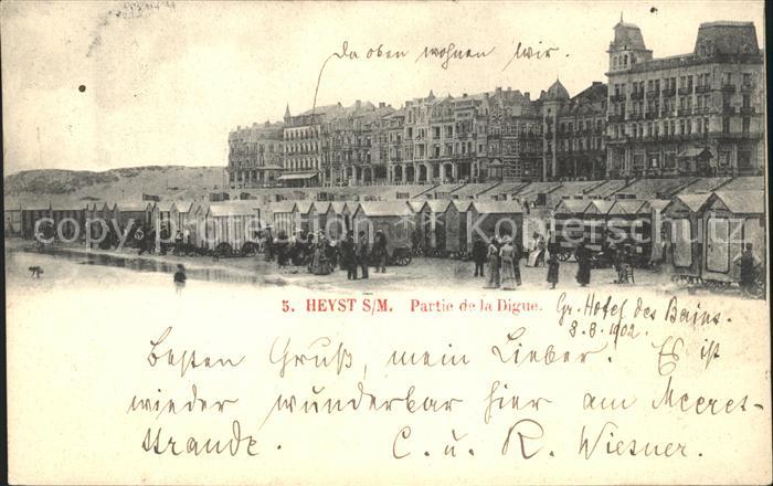 Heyst-sur-Mer Flandre Partie de la Digue