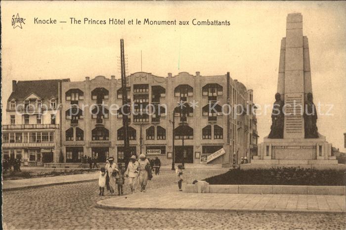 Knocke Princes Hotel Monument aux Combattants