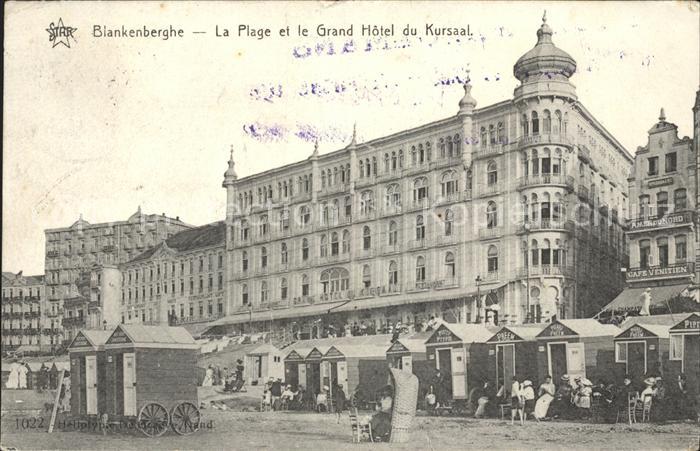 Blankenberghe Plage et Grand Hotel du Kursaal