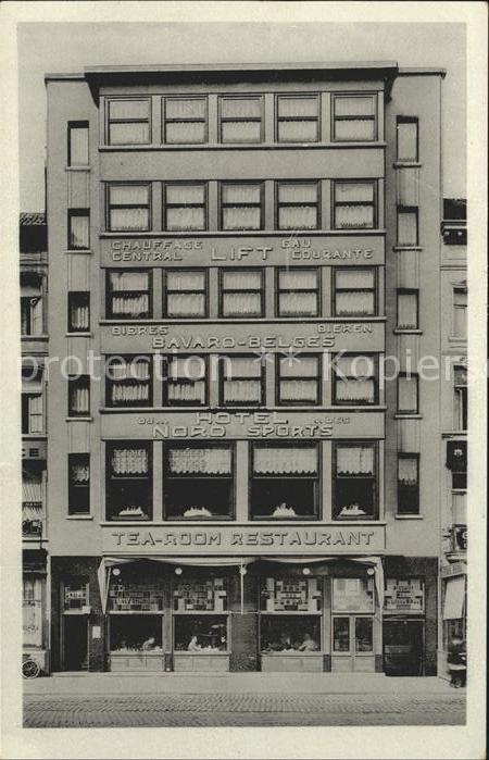 Anvers Antwerpen Hotel Restaurant Du Nord et Des Sports