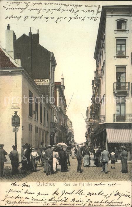 Ostende Oostende Rue de Flandre