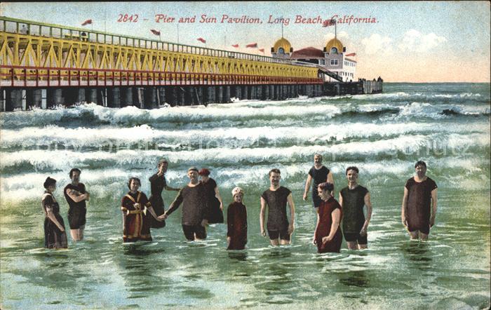 Long Beach California Pier and Sun Pavilion
