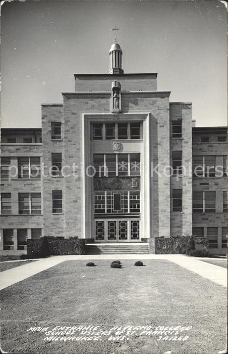 Milwaukee Wisconsin Alverno College School Sisters of St. Francis Main Entrance