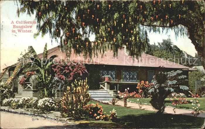 Santa Barbara California Bungalow in winter