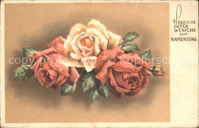 Glueckwunsch Namenstag Rosen