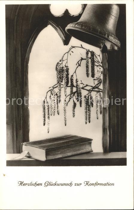 Kirchenglocke Churchbell Cloche Eglise Konfirmation Glueckwunsch Buch