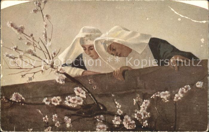 Segantini Giovanni Die Zoeglinge Bruckmann-Verlag-Nr. 35 Nonnen