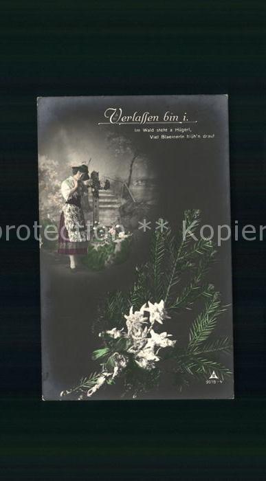 Edelweiss Lied Verlassen bin i Foto-PH-Nr. 9018-