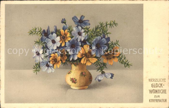 Konfirmation Glueckwunsch Blumen
