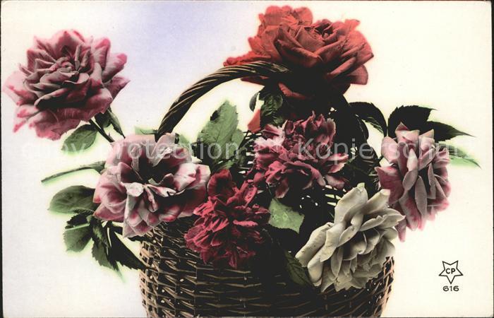 Foto CP Nr. 616 Rosen Korb