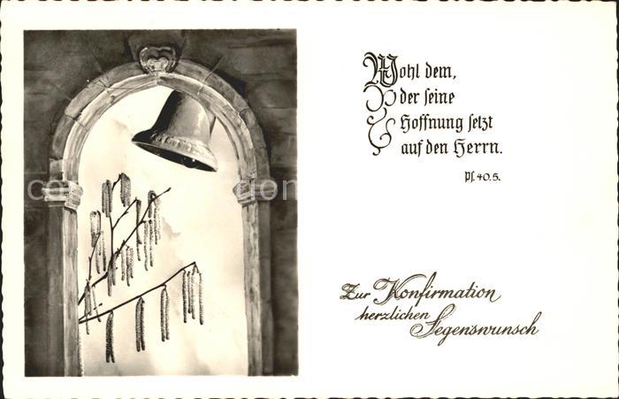 Kirchenglocke Churchbell Cloche Eglise Konfirmation Glückwunsch