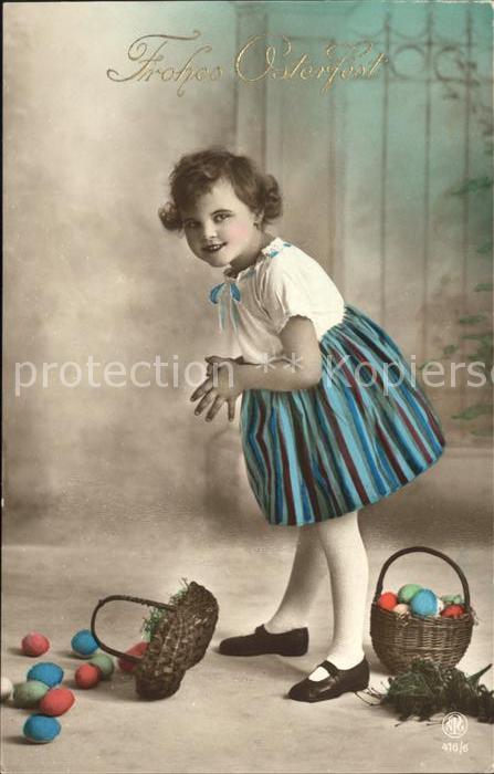 Kinder Child Enfants Mädchen Ostern Ostereier Foto-NPG-Nr. 4
