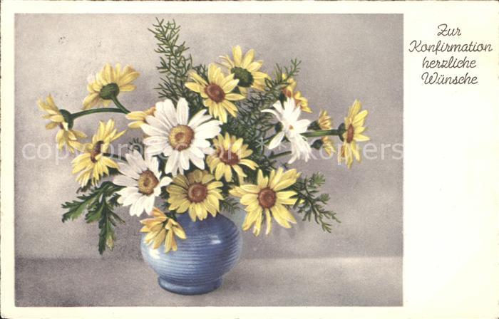 Blumen Margeriten Konfirmation Glückwunsch