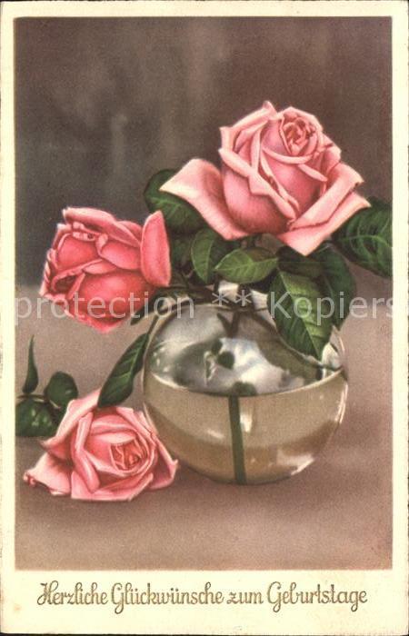 Rosen Glückwunsch Geburtstag