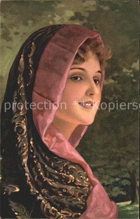 Kuenstlerkarte Wilhelm Hunger Carmen Verlag-Stengel