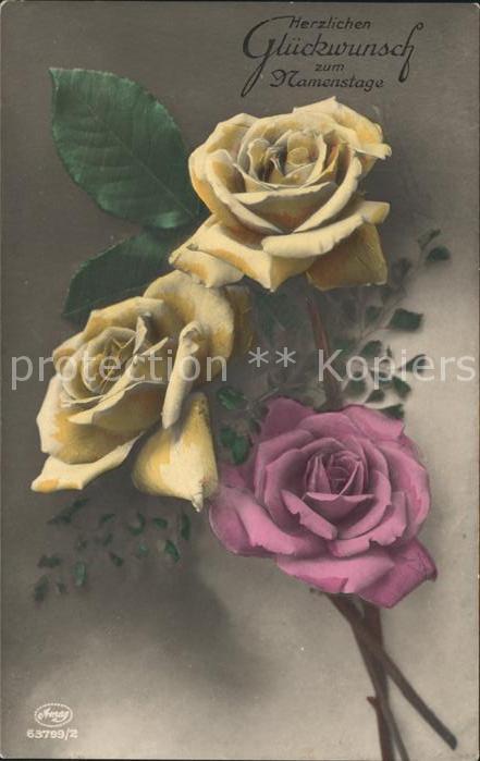 Rosen Glückwunsch Namenstag Foto-Amag-Nr. 637