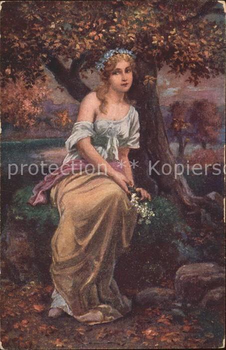 Kuenstlerkarte Golz Bunt sind schon die Wälder Nr. 109