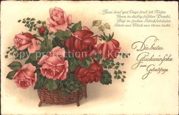 Rosen Glückwunsch Geburtstag Gedicht