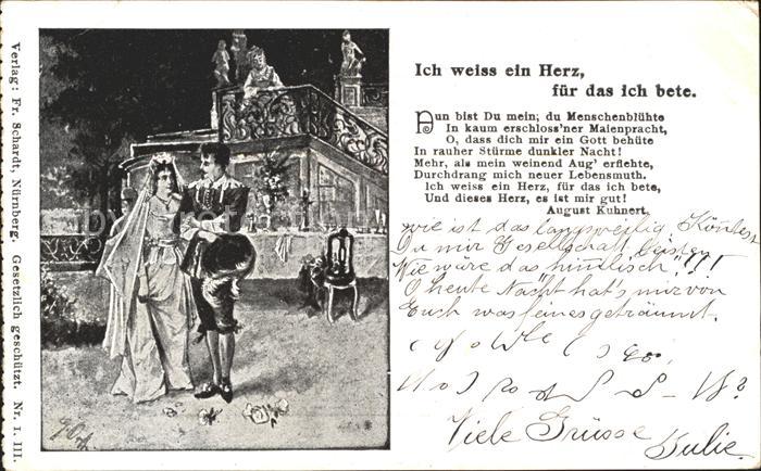 Persoenlichkeiten August Kuhnert Gedicht Herz Hochzeit