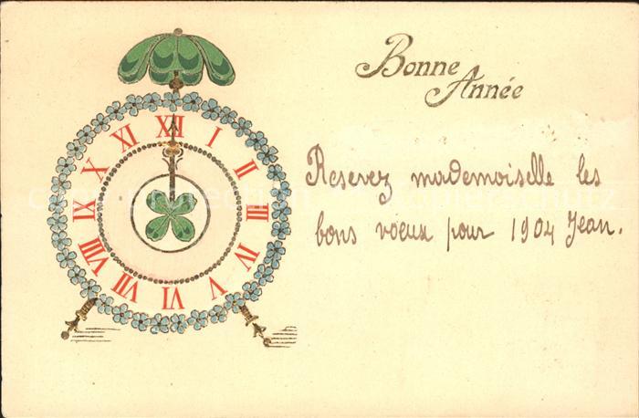 Uhren Kleeblatt Vergissmeinnicht