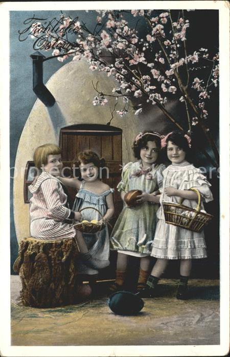 Kinder Child Enfants Ostern Ostereier