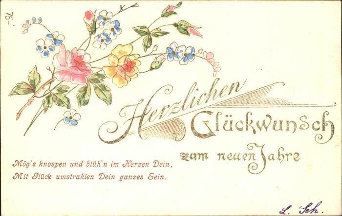 Neujahr Rosen Spruch Gedicht