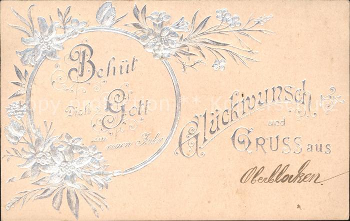 Edelweiss Neujahr Behüt dich Gott