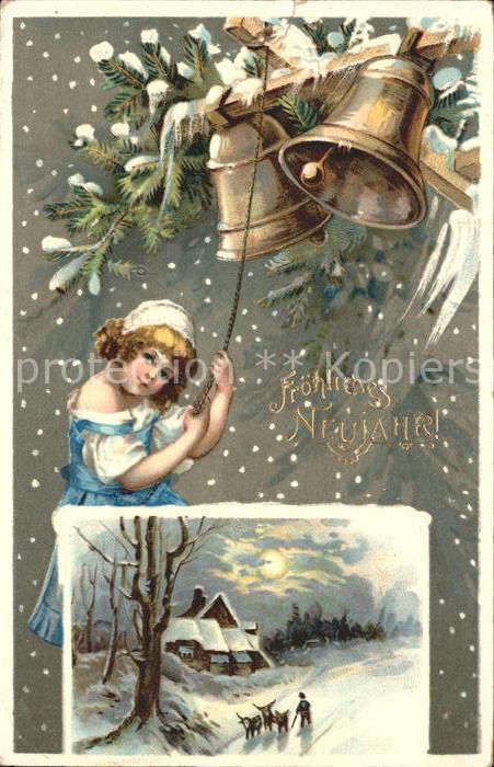 Kirchenglocke Churchbell Cloche Eglise Mädchen Neujahr