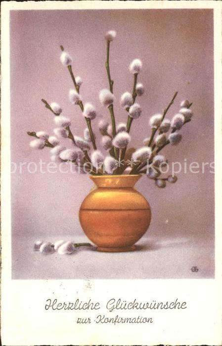 Konfirmation Weidenkätzchen