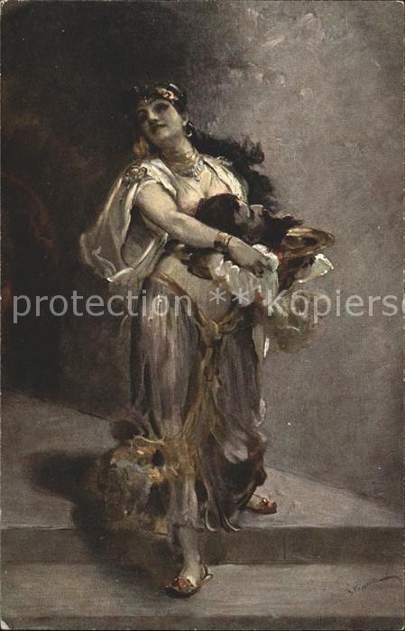 Kuenstlerkarte Professor Georg Papperitz Salome Münche