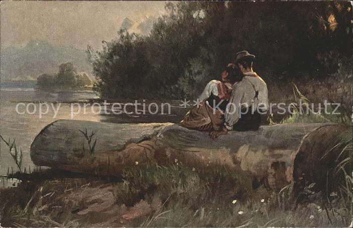 Kuenstlerkarte Professor Karl Raupp Ein stilles Plätzc