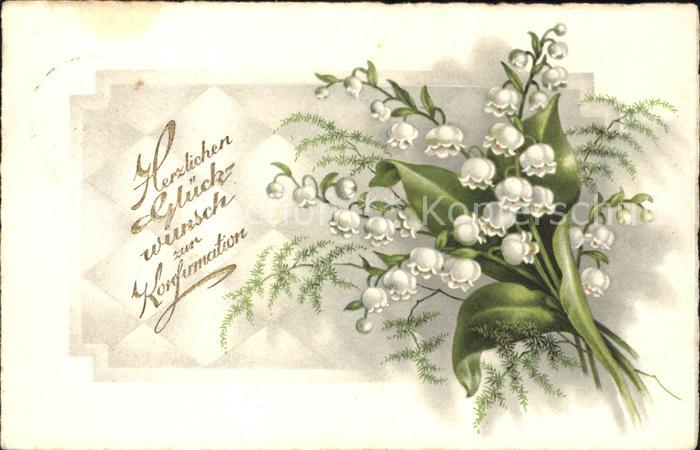 Maigloeckchen Glückwunsch Konfirmation