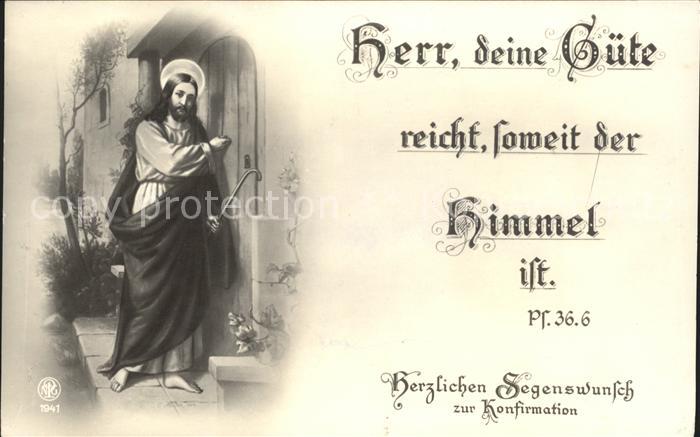 Jesus Christus Christentum Konfirmation Verlag-NPG-Nr. 1941