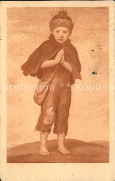 Zumbusch L.v. Der bittende Knabe Heimatnot Bayern