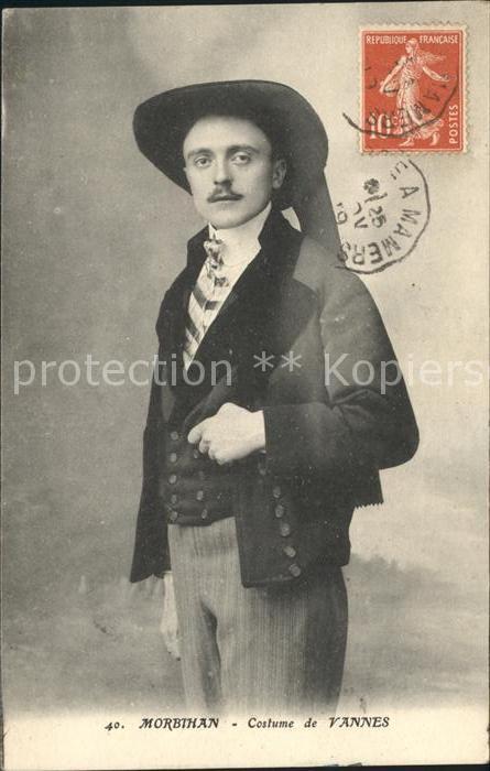 Trachten Frankreich Costume de Vannes Morbihan