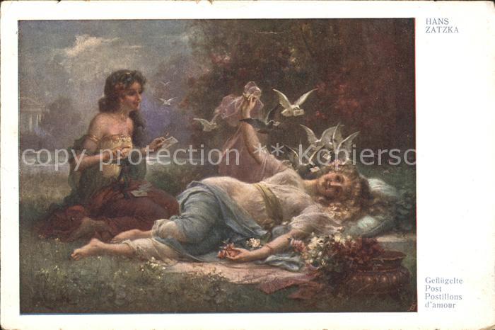 Zatzka H. Geflügelte Post Nr. 1329 Tauben
