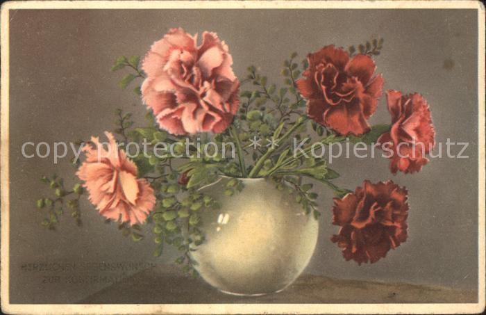 Blumen Nelken Konfirmation