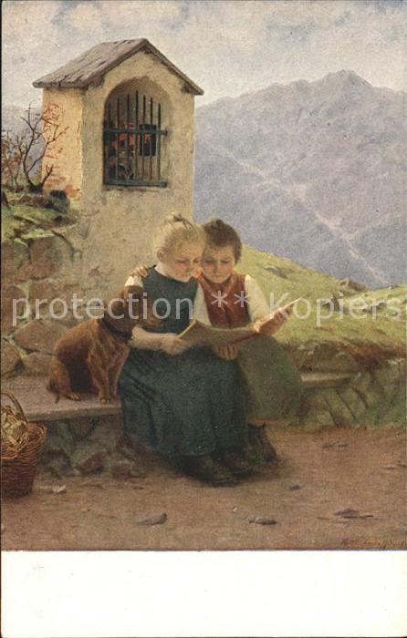 Kuenstlerkarte Th. Kleehaas Ein Bilderbuch Nr. 130 Kin