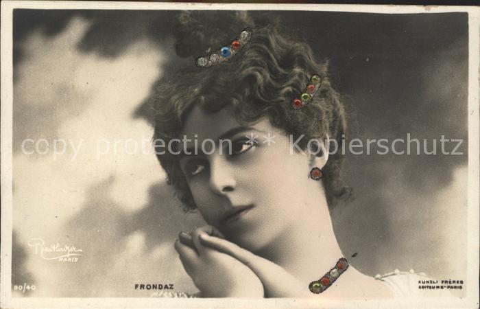 Foto Reutlinger Paris Nr. 90/40 Frondaz Frau