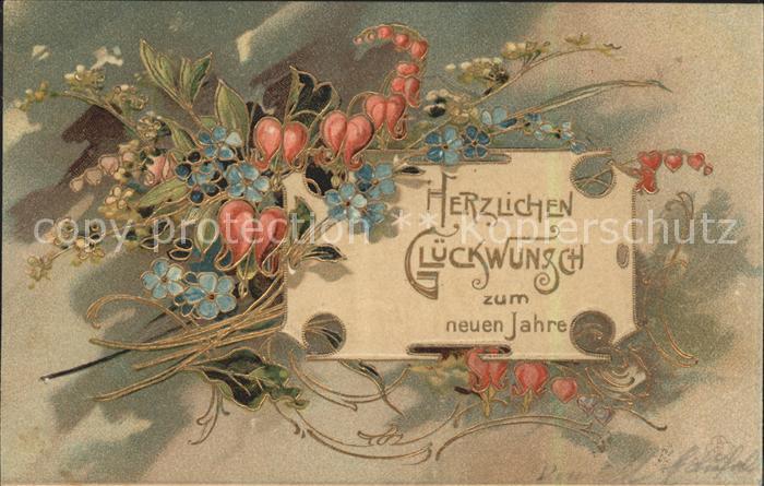 Neujahr Blumen Vergissmeinnicht