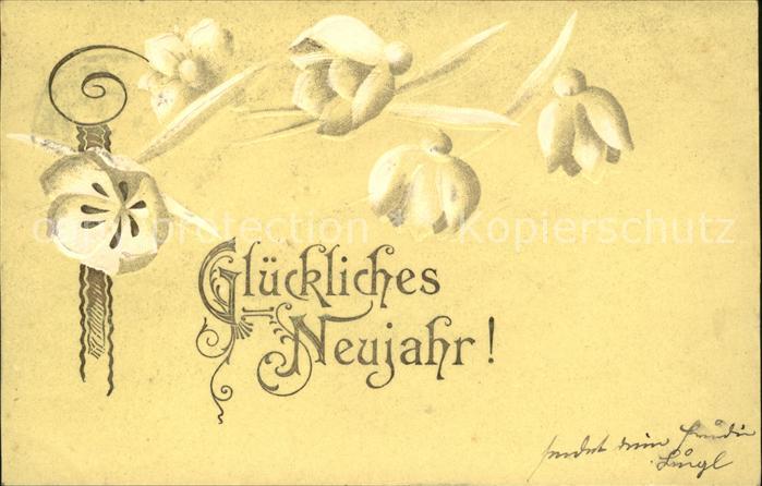 Neujahr Blumen Märzenbecher