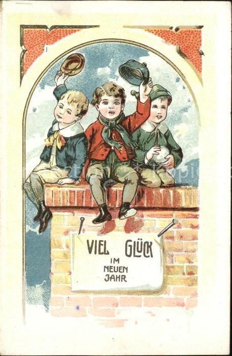 Kinder Child Enfants Neujahr Mütze Schal Schneeball