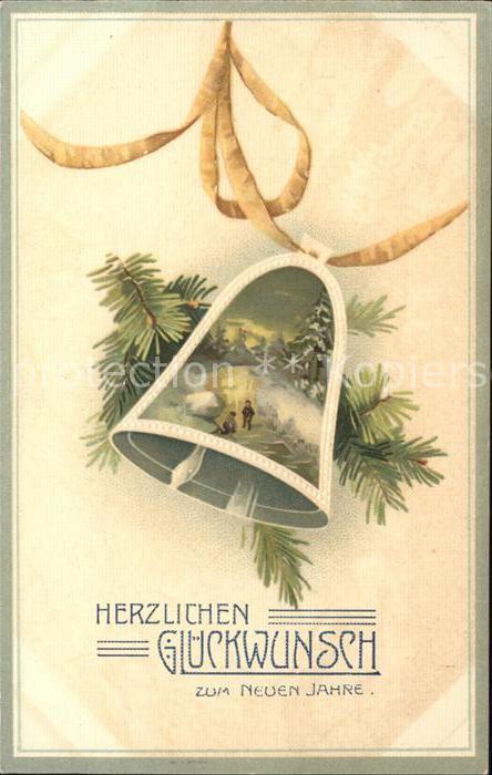 Kirchenglocke Churchbell Cloche Eglise Glückwunsch Neujahr