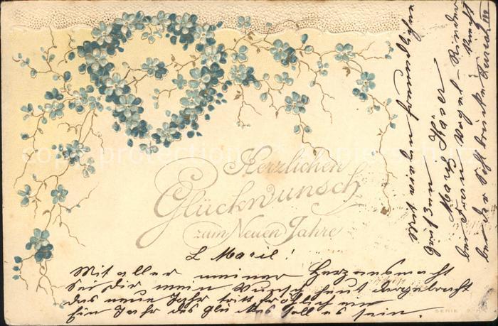 Neujahr Vergissmeinnicht