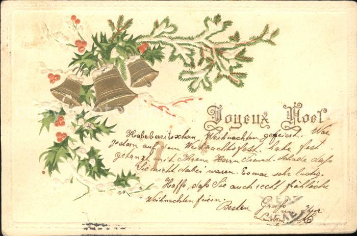 Kirchenglocke Churchbell Cloche Eglise Stechpalme Weihnachten