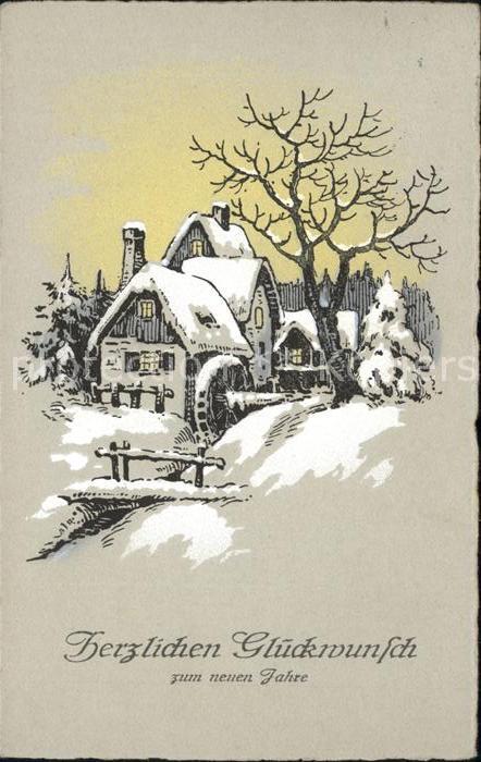 Wassermuehle Neujahr