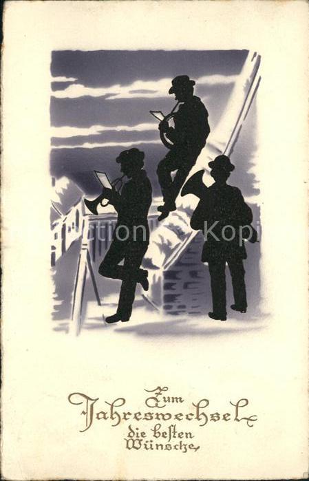 Musikanten Trompete Horn Posaune Neujahr