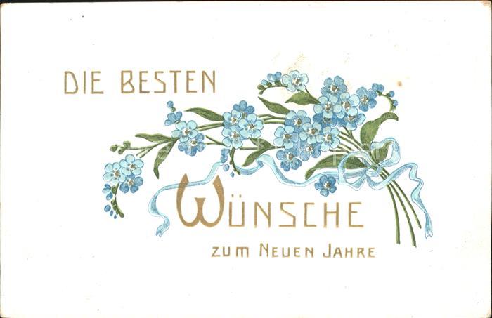 Neujahr Vergissmeinnicht