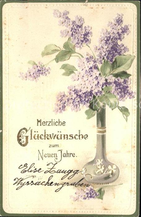 Neujahr Vergissmeinnicht Vase