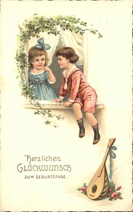 Mandoline Kinder Glückwunsch Geburtstag